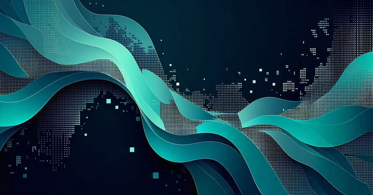 Conceptual image of data streams being reconciled into clean category intelligence