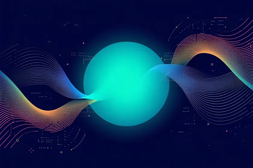 Abstract diagram showing data flows from multiple retail sources converging into a central intelligence layer